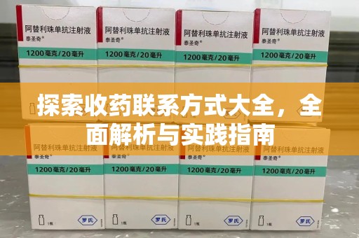 合肥探索收药联系方式大全，全面解析与实践指南